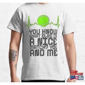 Tennis Desgin For A Player Classic Tshirt